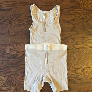 NWT SKIMS tank top and boxers